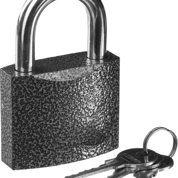 Замок STAYER "STANDARD" навесной, металлический корпус, закаленная дужка, 63 мм/37160-60