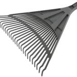 Грабли веерные пластиковые большие, 24 зуба, 610х540 мм, без черенка 76940