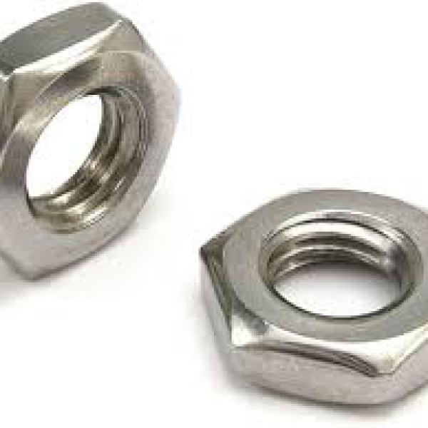 Гайка М 10 низкая шестигранная с фаской  DIN 439 (ГОСТ 5916-70;ISO 4035) Zn.