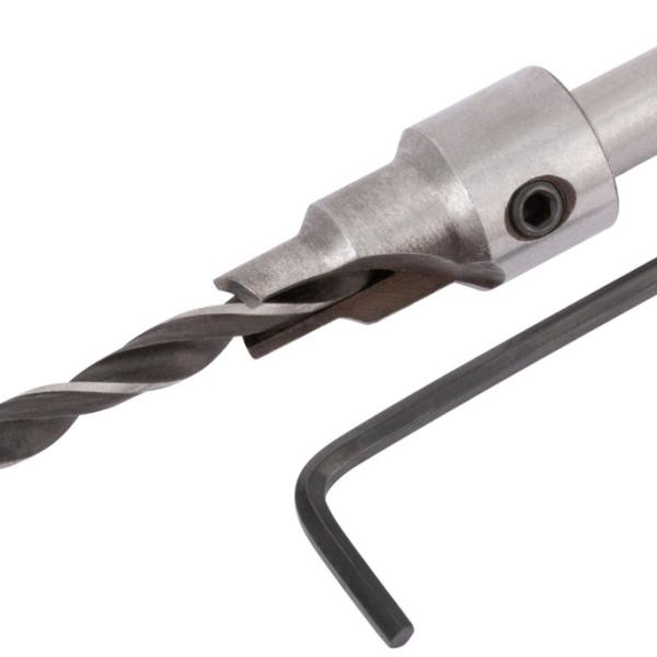 Сверло 5мм с зенкером 9,5мм для мебельных стяжек 7х50 36431