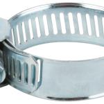 Хомут 21х38 мм.1,5" ширина 12,7мм  обжимной просечной (оцинкованная сталь) 64255