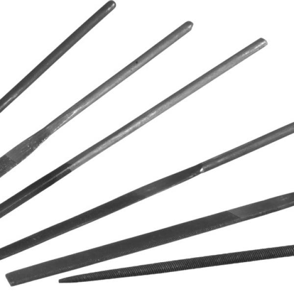 Мастер набор надфилей 6 шт 140 мм, в чехле, цанговая ручка ЗУБР 16053-H6