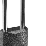 Замок 50мм навесной, металлический корпус, удлиненная закаленная дужка, STAYER "STANDARD" 37160-50-1